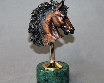 Bronze Horse Figurine Sculpture "The Horse" Art Limited Edition Signed and Numbered by Barry Stein