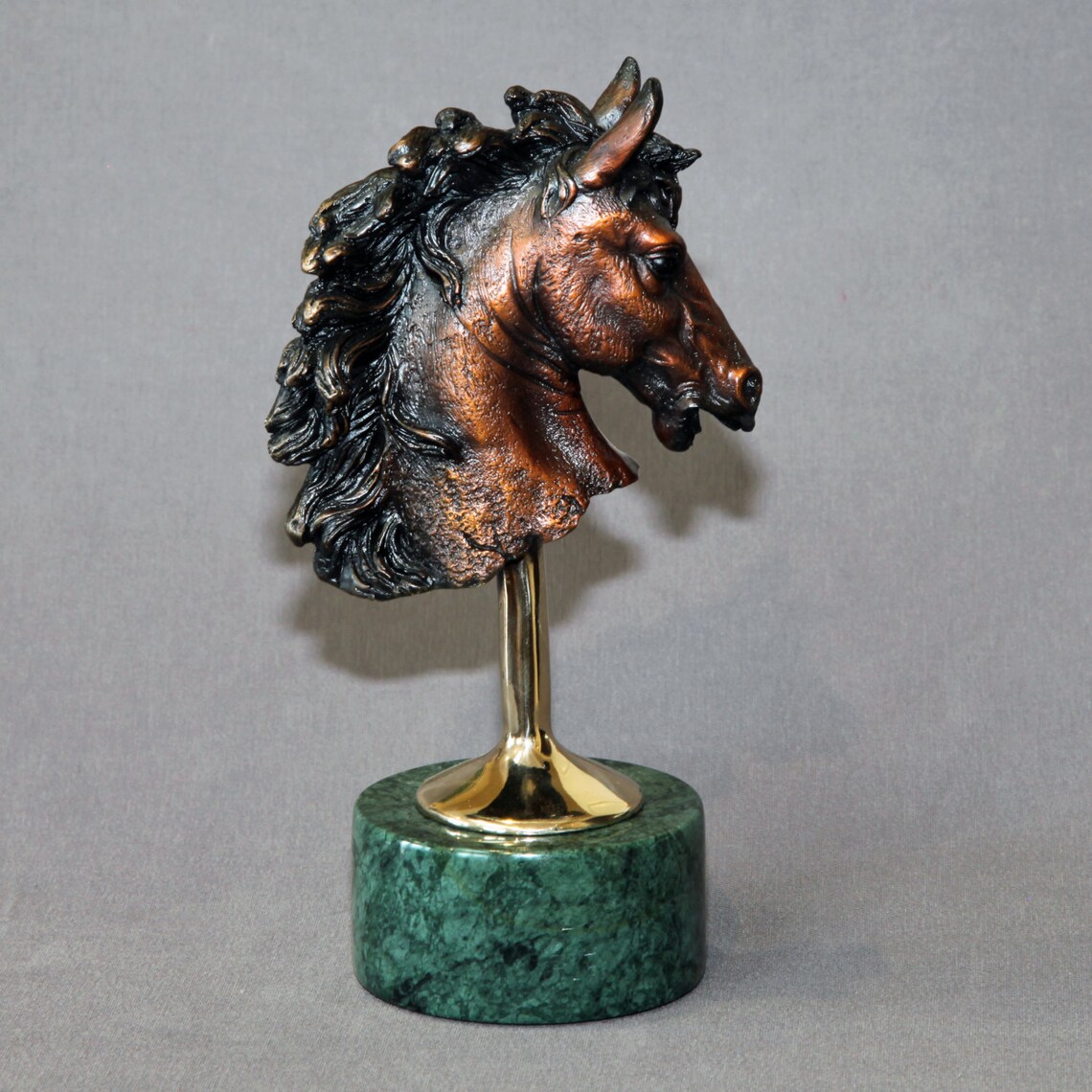 Bronze Horse Figurine Sculpture the Horse Art Limited Edition Signed