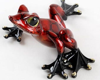 Bronze Frog Figurine "ALYSA"