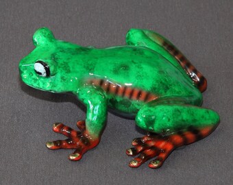 Newly Discovered "Tiger Frog" Replica In Bronze - Signed & Numbered