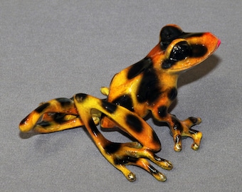 Bronze Frog Statue: "DELILAH" Limited Edition Amphibian Art