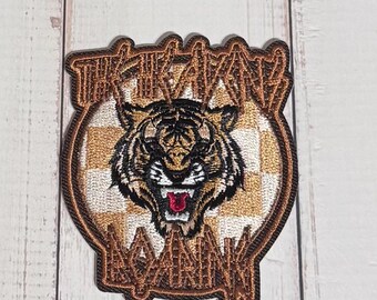 The Heavens Roaring Iron On Patch (brown version)