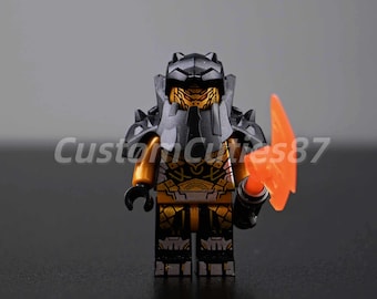 MOC Ninjago Dragons Rising Imperium Claw Generał Minifigurka – Łowca Pazurów