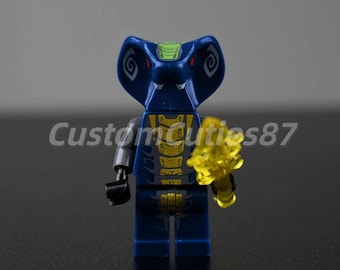MOC Ninjago Slithraa Minifigure – Hypnotic Gazer of the Hypnobrai Serpentine