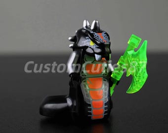 MOC Ninjago Skalidor Minifigure – General of the Constrictai Serpentine