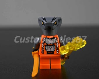 MOC Ninjago Chokun Minifigure – Excavator Warrior of the Constrictai Serpentine