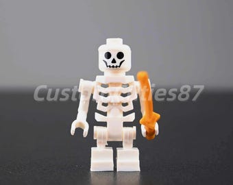 MOC Ninjago Skulkin Skeleton Common Soldier Minifigure – Season 1 Basic Trooper