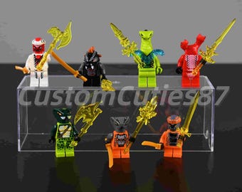 MOC Serpentine 7-Pack – Fangdam, Spitta, Chokun, Lasha, Snappa, Bytar, Snike | LEGO Compatible Birthday Gift