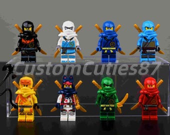 Ninjago Dragons Rising Minifigure Set – Cole, Arin, Lloyd, Zane, Kai, Jay, Sora, Nya