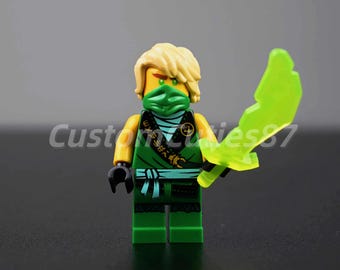 MOC Ninjago Legacy Series Lloyd Minifigure – Starter Look Green Ninja