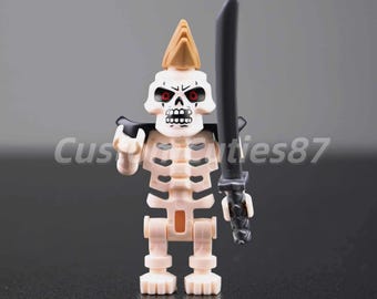 MOC Ninjago Skulkin Nuckal Minifigure – Skeleton Elite Warrior