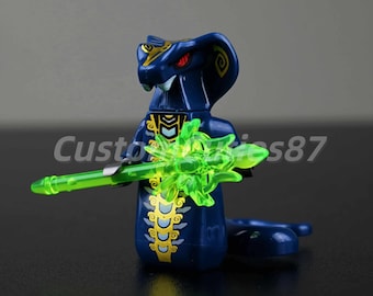 MOC Ninjago Skales Minifigure – Leader of the Hypnobrai Serpentine