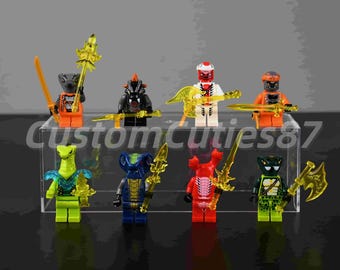 MOC Ninjago Serpentine 8-Piece Minifigure Set – Complete Serpentine Collection
