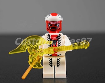 MOC Ninjago Snappa Minifigure – Fangpyre Serpentine Bite Warrior Form