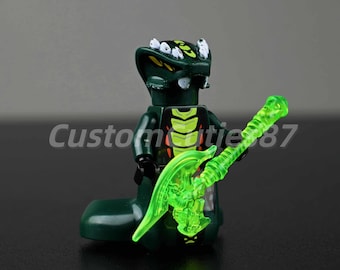 MOC Ninjago Acidicus Minifigure – General of the Fangpyre Serpentine