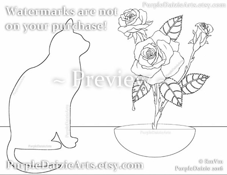 Grownup Coloring Web page ZenDoodle Kitty Cat Template Printable Roses Shade Electronic Colour Artwork Sheet Bouquets Line Drawing JPEG Immediate Obtain graphic regarding Cat Template Printable referred to as Grownup Coloring Web page ZenDoodle Kitty Cat Template Printable Roses Color Electronic Shade Artwork Sheet Bouquets Line Drawing JPEG Instantaneous Down load