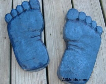 Fun Feet concrete plaster cement stepping stone mold