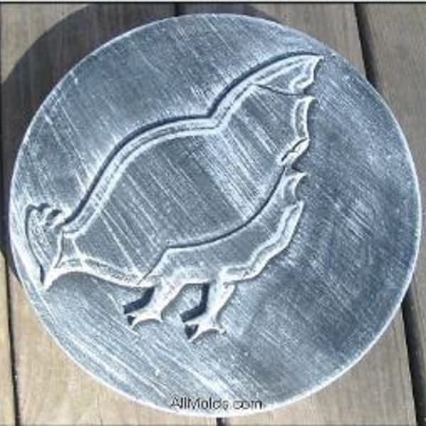 Hen Stepping Stone Mold