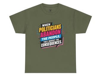 Politici Chose Sides - zwaar katoenen T-shirt uniseks