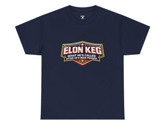 Elon Keg - uniseks zwaar katoenen T-shirt