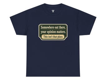 Meningen - Unisex T-shirt van zwaar katoen