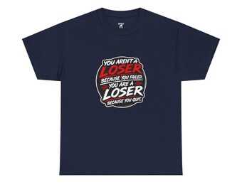 Mislukking - zwaar katoenen uniseks T-shirt
