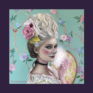Oil Painting on Canvas | Marie Antoinette | Signed Original Fine Art | Museum Quality | Wall Décor