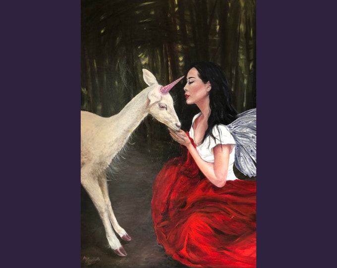 Oil Painting on Canvas | Temperance | Signed Original Fine Art | Museum Quality | Wall Décor