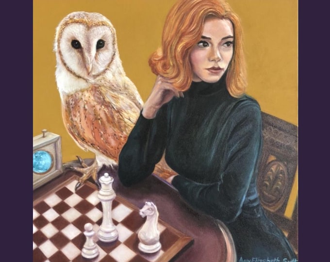 Giclée Print | The Genius of Beth Harmon | Limited-edition | Original Fine Art | Wall Décor
