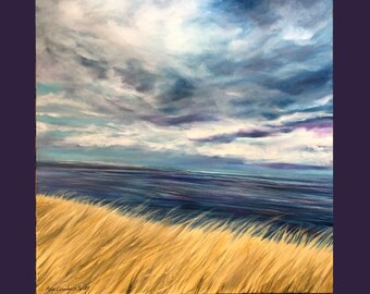 Oil Painting on Canvas | Sea and Sky | Signed Original Fine Art | Museum Quality | Wall Décor