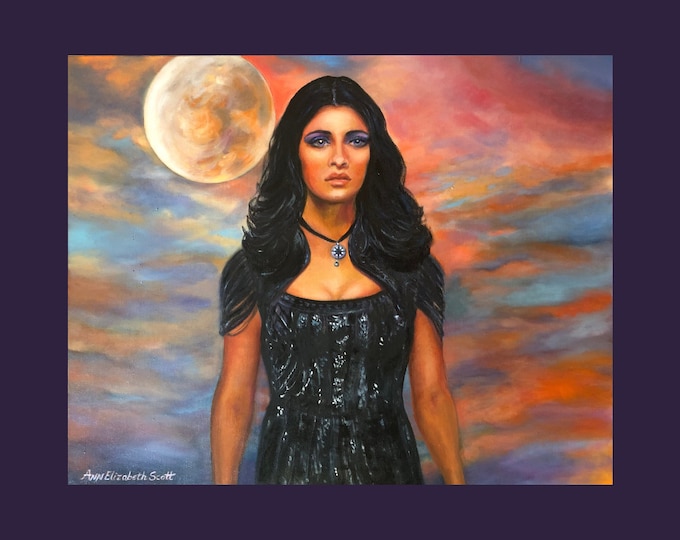 Oil Painting on Canvas | Yennefer of Vengerberg | Signed Original Fine Art | Museum Quality | Wall Décor