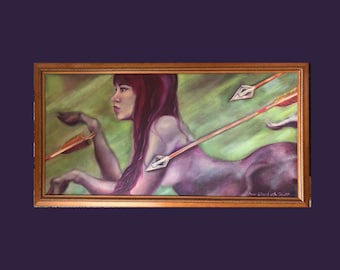 Oil Painting on Canvas | Framed Hunted Deer | Signed Original Fine Art | Museum Quality | Wall Décor
