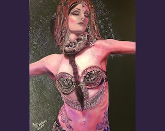 Oil Painting on Canvas | Sacred Dance | Signed Original Fine Art | Museum Quality | Wall Décor