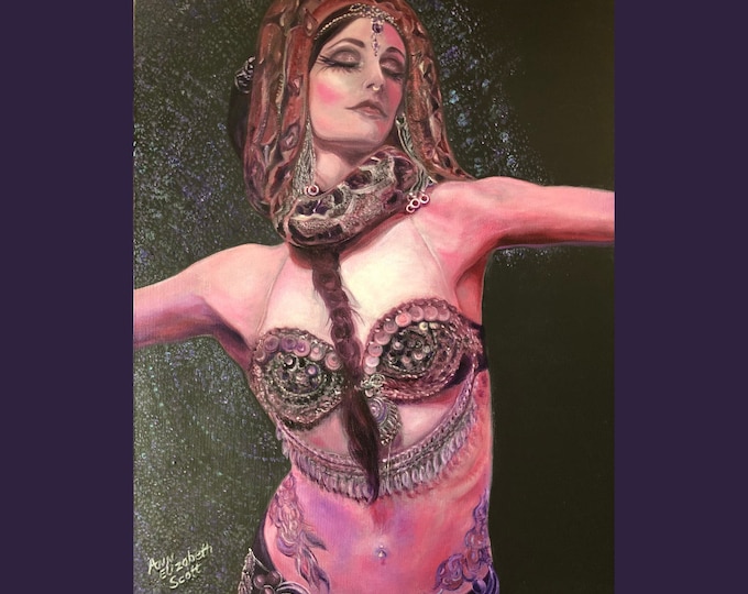 Oil Painting on Canvas | Sacred Dance | Signed Original Fine Art | Museum Quality | Wall Décor