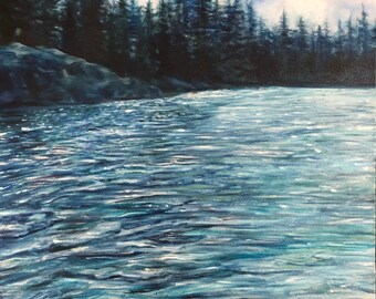 Oil Painting on Canvas | Rachel Lake | Signed Original Fine Art | Museum Quality | Wall Décor