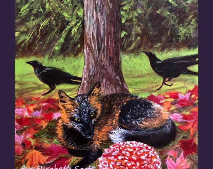 Oil Painting on Canvas | Freya's Forest | Signed Original Fine Art | Museum Quality