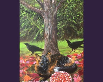 Oil Painting on Canvas | Freya's Forest | Signed Original Fine Art | Museum Quality