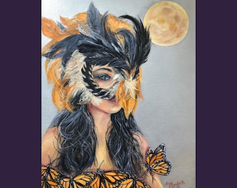 Oil Painting on Canvas | Birds of a Feather | Signed Original Fine Art | Museum Quality | Wall Décor