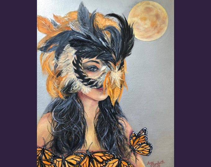 Oil Painting on Canvas | Birds of a Feather | Signed Original Fine Art | Museum Quality | Wall Décor