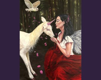 Oil Painting on Canvas | Temperance | Signed Original Fine Art | Museum Quality | Wall Décor