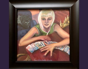 Framed Giclée Print | Tarot Cards | Limited-edition | Signed Original Fine Art | Wall Décor