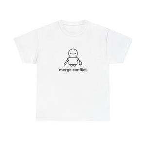 Merge Konflikt Roboter T-Shirt | Coding Humor, Programmierer T-Shirt, Programmierer Shirt