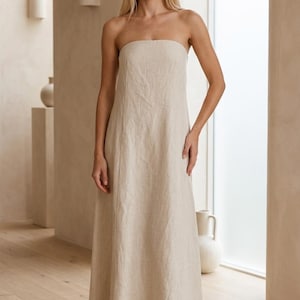 Beige Evening Dress - Etsy