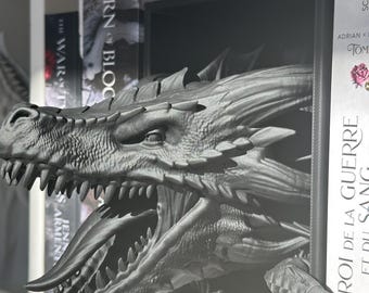 Dragon Bookend 3D Printed | Book Lover Gift