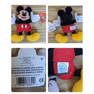 Vintage Disney Mickey Minnie Mouse Toy Lot Figure Magnet Plush Tin Tootsie Avon image 7
