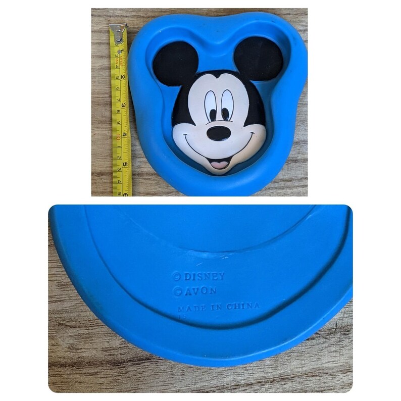 Vintage Disney Mickey Minnie Mouse Toy Lot Figure Magnet Plush Tin Tootsie Avon image 5
