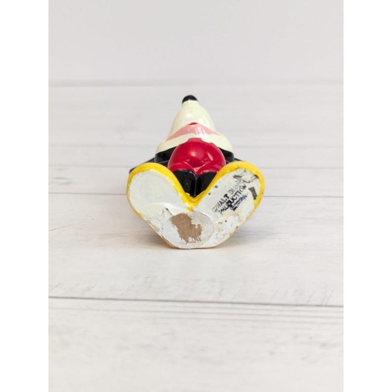 Figura de cerámica esmaltada de Mickey Mouse de Walt Disney Productions, estilo vintage, fabricada en Corea, de 7,6 cm (3 pulgadas) imagen 7