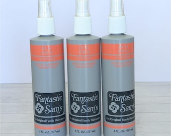 Vintage 1992 Fantastic Sams Hair Care Dual Styling Spray Support 8oz (Lot of 3)