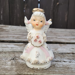 Vintage Porcelain Angel Figurines Japan - Etsy