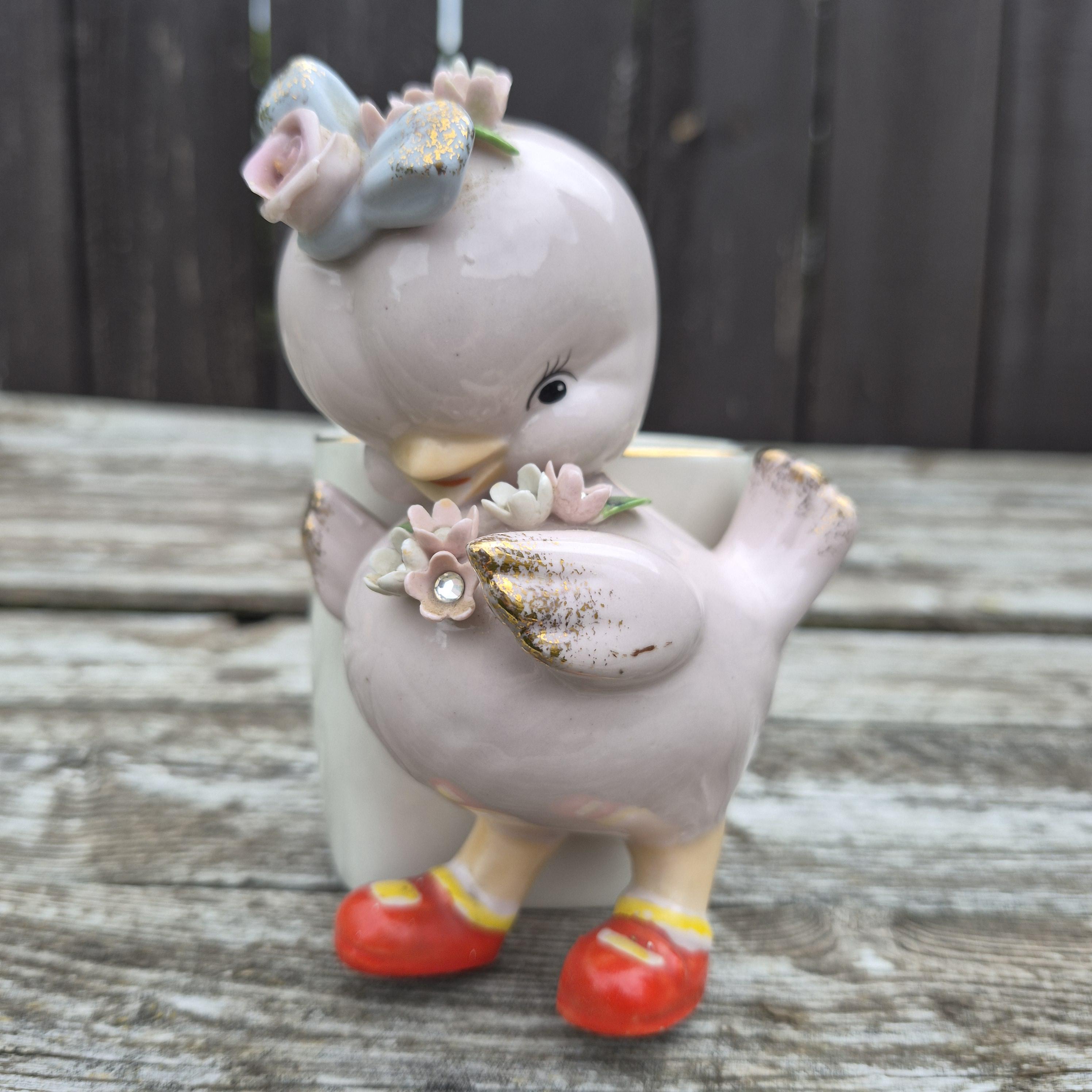 Vintage Anthropomorphic Flower Wall Pocket - Etsy